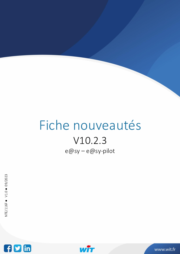 Fiches nouveautés V10.2.3