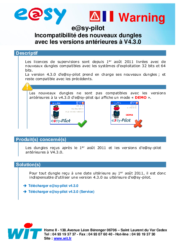 EASYP_WRN043_IncompatibilitéNouveauxDongles_v1.0_FR.pdf