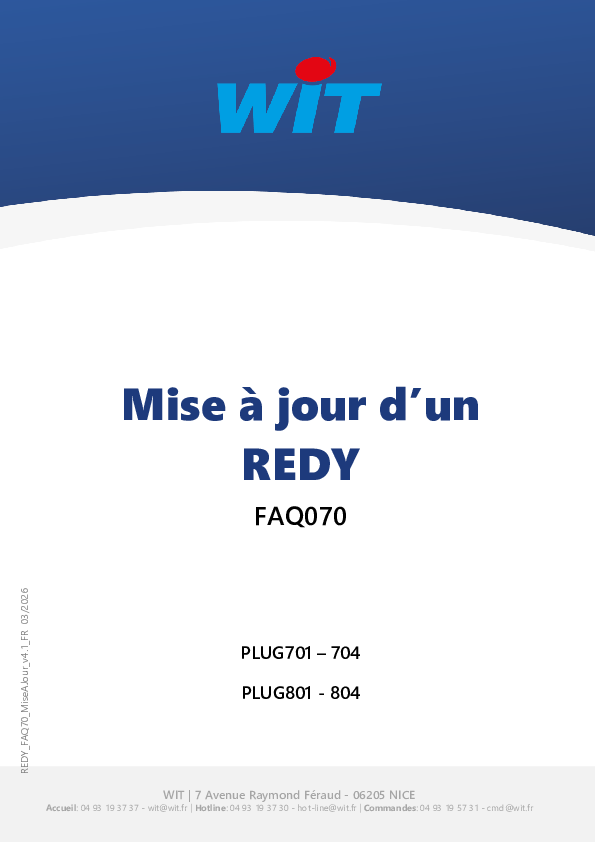 FAQ 70 Mise à jour ULI